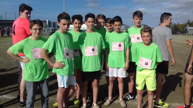 Les coureurs du collège !