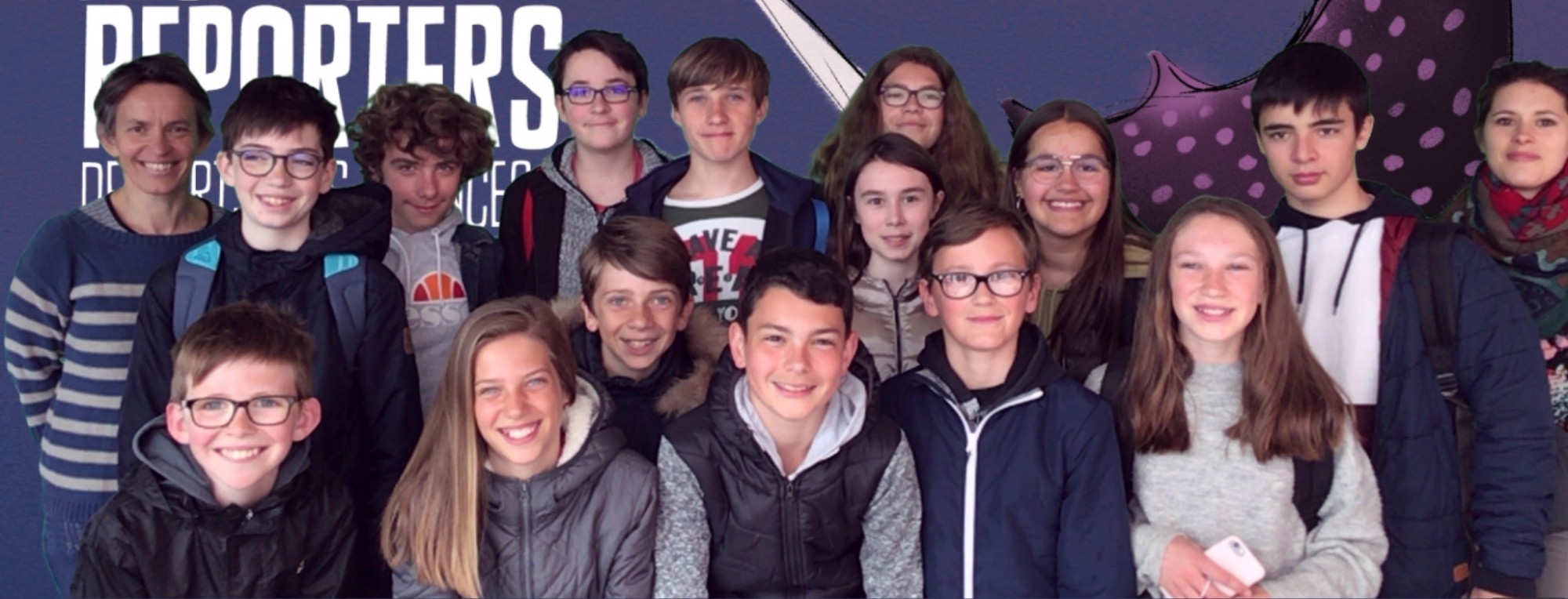 Les 5B bilingues, jeunes reporters